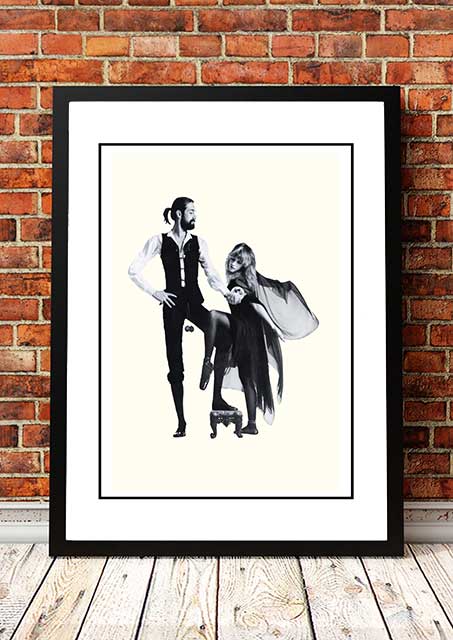 Fleetwood Mac ‘Rumours’ In Store Promotional Poster 1977 - Framed A4