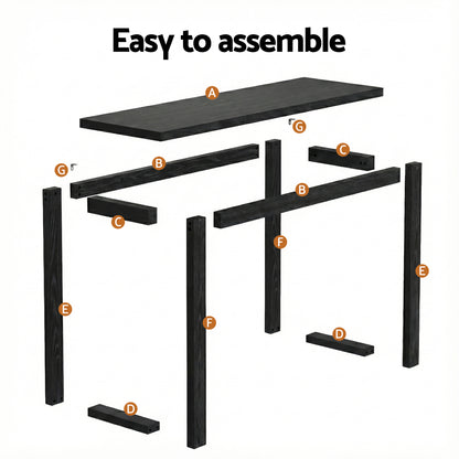 Artiss Console Table 110CM Black