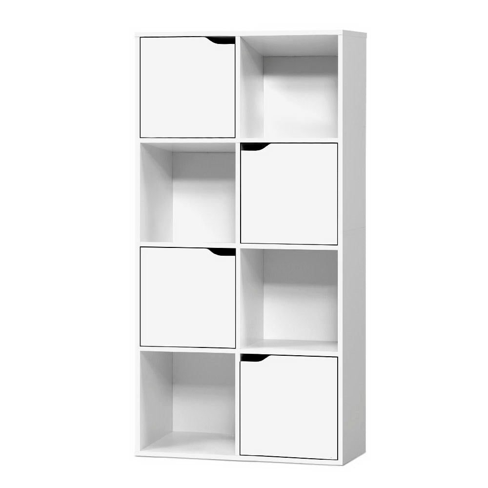 Artiss Bookshelf 8 Cube Shelf - DANA White