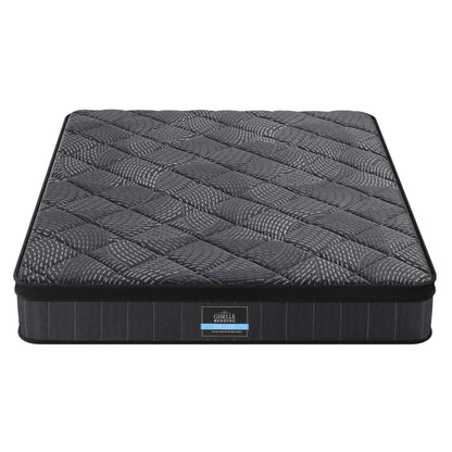 Giselle Bedding King Mattress 25cm Pocket Spring Latex Euro Top Medium Firm Bed