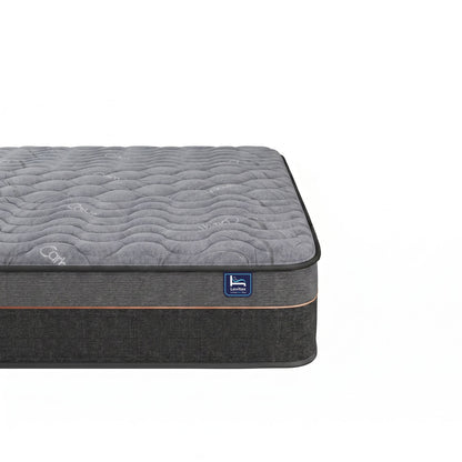 Levitex 25 cm Hybrid Pocket Spring Mattress Firm with 4cm Egg Crate Foam for Deep Sleep Bamboo Charcoal Fabric Queen