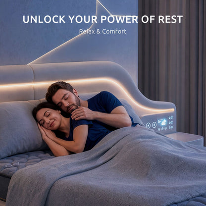 Levitex 25 cm Hybrid Pocket Spring Mattress Firm with 4cm Egg Crate Foam for Deep Sleep Bamboo Charcoal Fabric Queen