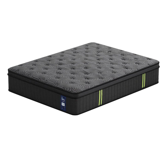Levitex 34 cm Pocket Spring Mattress with Reinforced Edge Support & 5-Zone Pressure Relief Breathable Gel Memory Foam Hybrid Mattress for Back Pain king