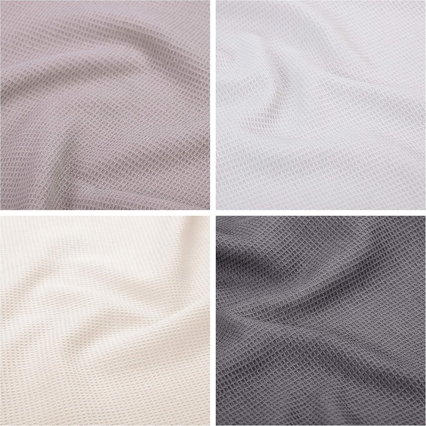 4-Piece Kitchen Towel Set 100% Cotton 43x65cm Highly Absorbent Quick Drying Multifunctional