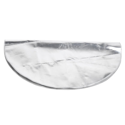 Round Fire Pit Mat Fireproof Outdoor terrace Barbecue Grill Deck Protection Pad SuppliesSilver Gray 91cm