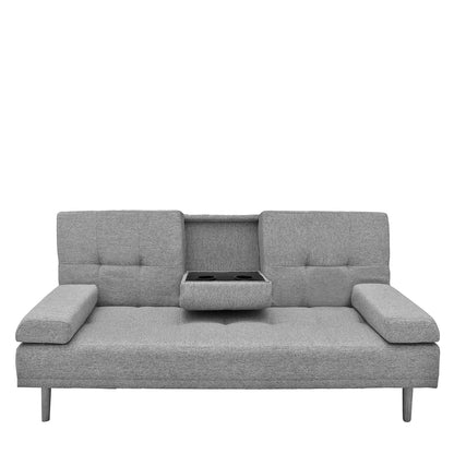 Mendoza 2 in 1 Sofa Bed/Futon Couch Grey