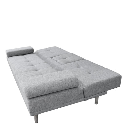 Mendoza 2 in 1 Sofa Bed/Futon Couch Grey