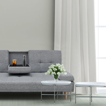 Mendoza 2 in 1 Sofa Bed/Futon Couch Grey