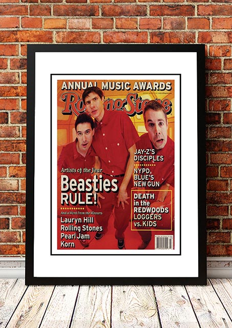 Beastie Boys' Rolling Stone Magazine Cover! - Framed A2