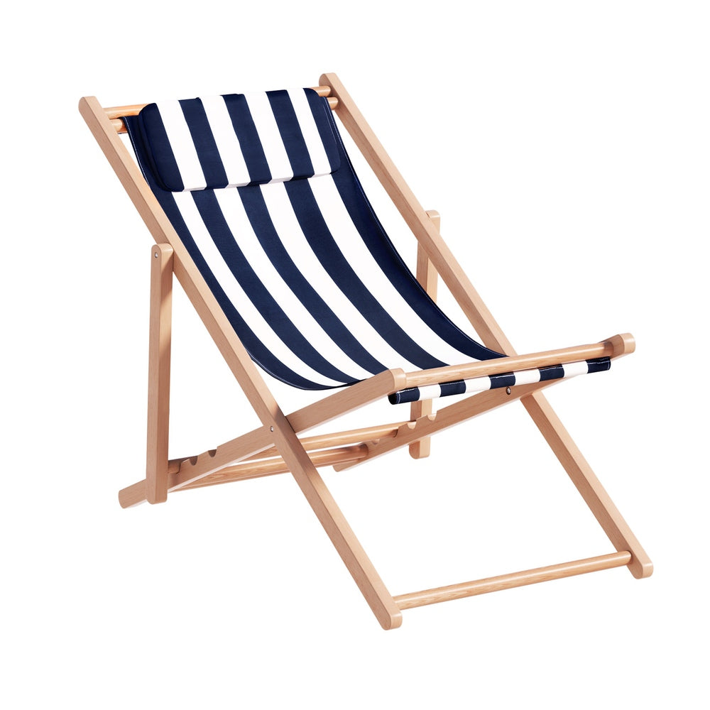 Outdoor Deck Chair Blue