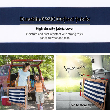 Outdoor Deck Chair Blue